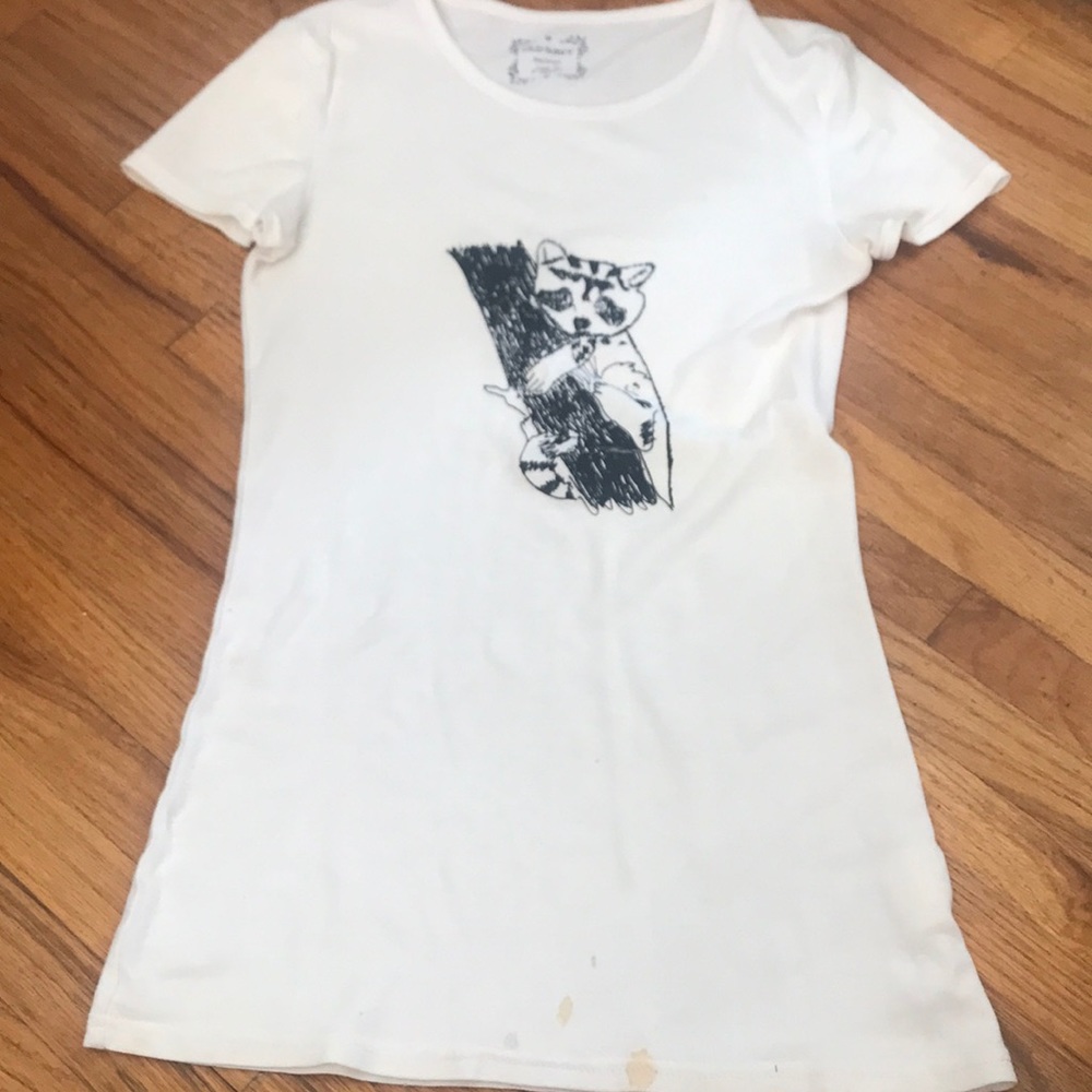 Homemade screen print t-shirt